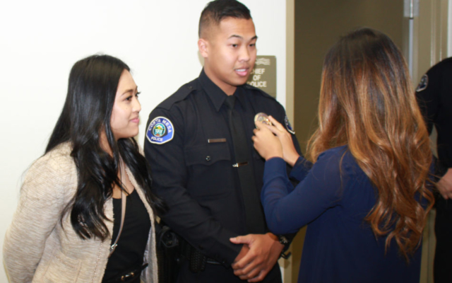 Four new officers welcomed to Costa Mesa Police Department at Monday ...